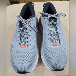 Hoka One One Bondi 7 Blue Fog Women's Running Comfort Shoe